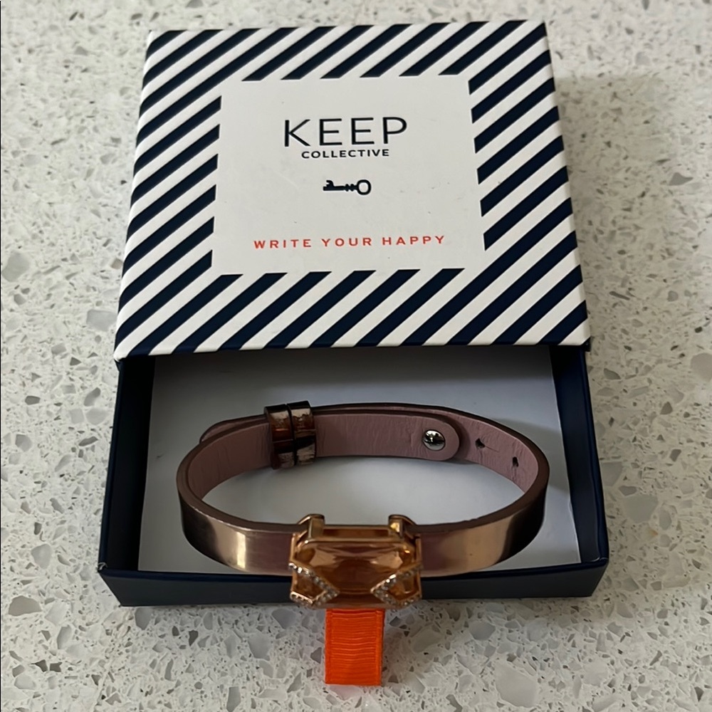 Keep Collective Rose Gold Bracelet & Charm